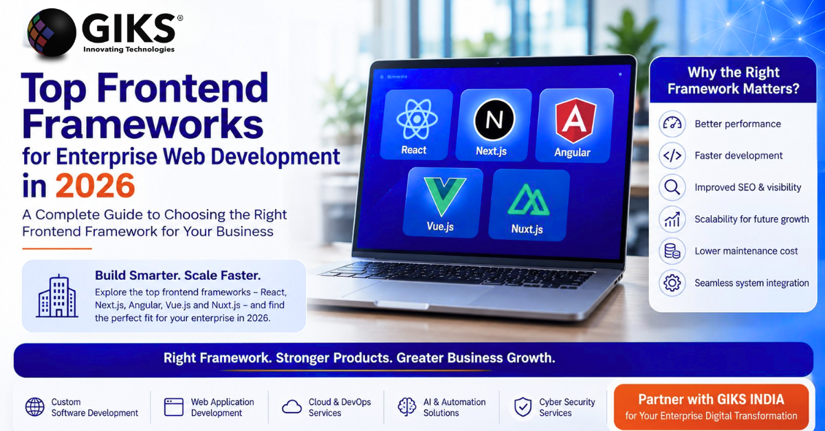 Top Frontend Frameworks for Enterprise Web Development in 2026